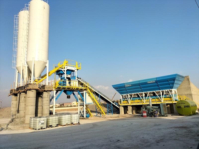 120m³/h Compact Concrete Batching Plant